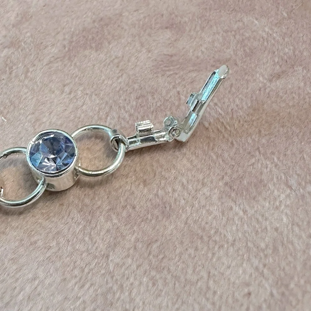 Y2K Vintage Avon Disney Tinkerbell Charm Bracelet Pastel Crystal Rhinestones - Picture 7 of 15